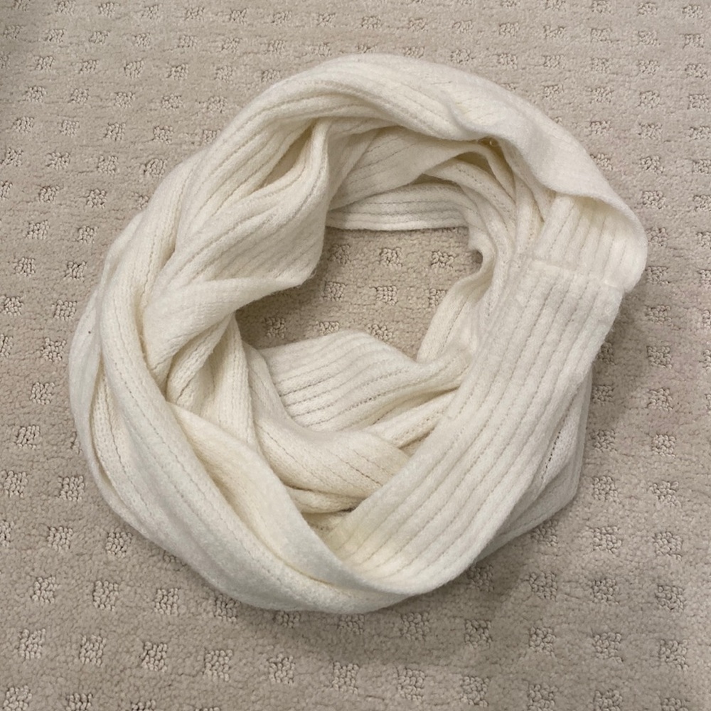 Cream infinity scarf